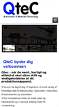 Mobile Screenshot of post.qtec.dk
